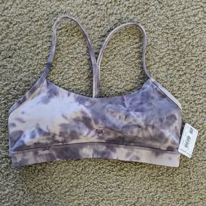 NWT Lululemon Flow Y Bra Diamond Dye